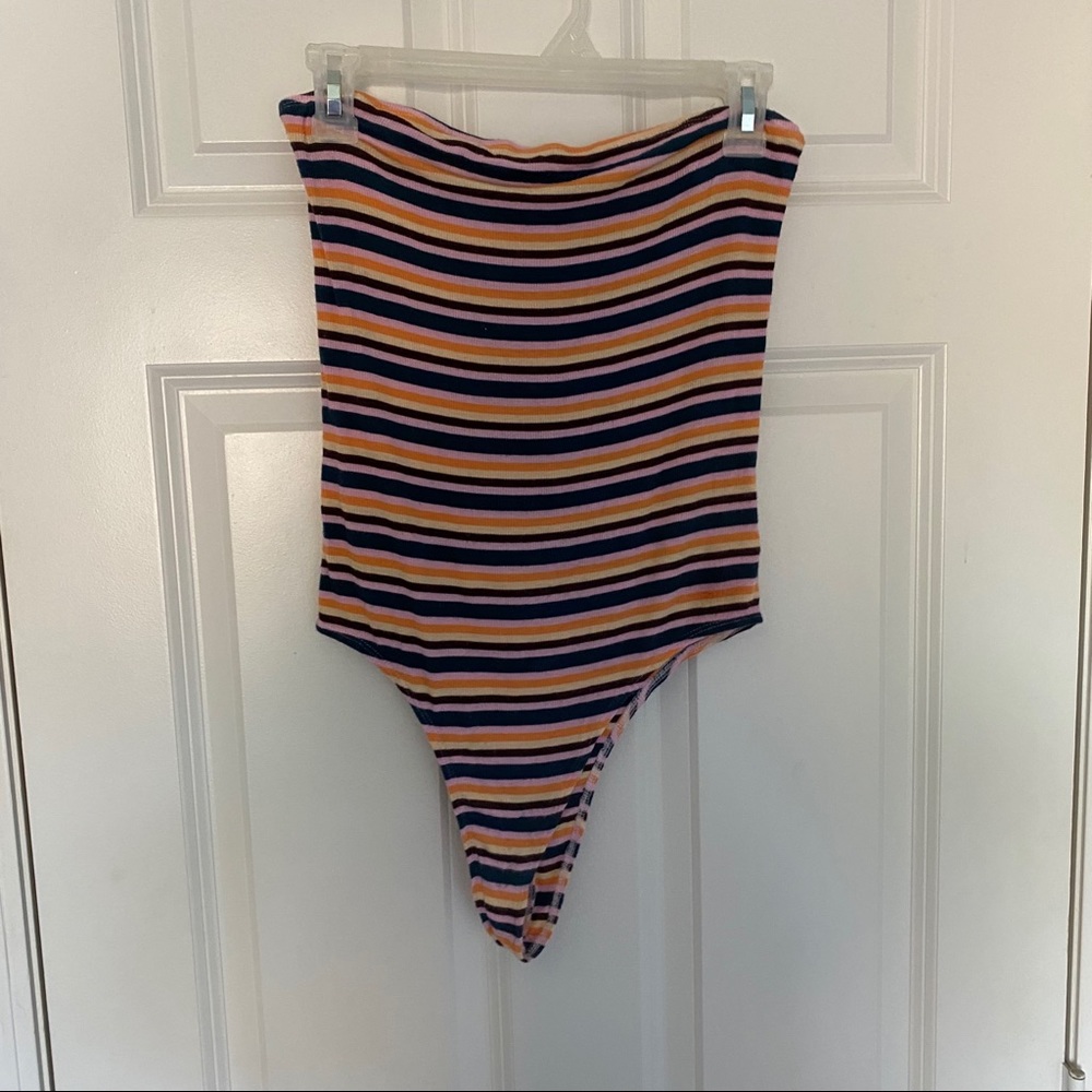 Striped Tube Bodysuit